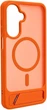 Etui na smartfon Samsung Galaxy A17 4G / A17 5G Evelatus Rubber Coated MagSafe With Stand Case Orange (EVESAMA17RCMWSO) - obraz 1