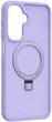Etui na smartfon Samsung Galaxy A17 4G / A17 5G Evelatus Shield Case With MagSafe & Stand Matte Ring Lavender Purple (EVESAMA17SCMSMRLP) - obraz 1