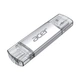 Флеш-накопитель Acer UT300 128GB USB 3.2 Gen1 Dual Drive USB-C USB-A металлический Grey (BL.9BWWA.590) - изображение 3