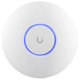 Точка доступа Ubiquiti UniFi U6+ Wi-Fi 6 2.4/5 ГГц PoE 2×2 MIMO 2402 Мбит/с Белый - изображение 1