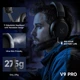 Наушники MCHOSE V9 PRO Black Беспроводная Игровая Гарнитура, Радиоканал/Bluetooth/3.5мм. Съемный Микрофон, RGB Подсветка, Объемный звук 7.1, Автономная работа 250 Часов - изображение 3