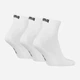 Набор мужских носков коротких хлопковых Puma Unisex Quarter Plain 93858909 39-42 3 пары Белый (8720245637701) - изображение 2