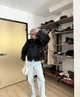 Шуба под ламу без воротника - Classyme - L - Черный - (43sh) - изображение 1