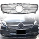 Передняя решетка радиатора Diamond SIlver для Mercedes A-сlass W176 2012-2018 гг - изображение 1