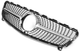 Передняя решетка радиатора Diamond SIlver для Mercedes A-сlass W176 2012-2018 гг - изображение 2