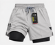 Шорты Under Armour 2 в 1 серый L - изображение 6