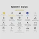 Наручний годинник North Edge смарт чорний (AK) - зображення 2