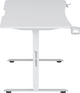 Biurko komputerowe Anda Seat Xtreme E 1400x750 mm z elektryczną regulacją wysokości Białe (6977890868093) - obraz 7