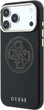 Etui na smartfon Guess Perforated 4G Gold Logo MagSafe do Apple iPhone 18 Pro / Apple iPhone 17 Pro Czarne (3666339652821) - obraz 2