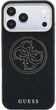 Etui na smartfon Guess Perforated 4G Gold Logo MagSafe do Apple iPhone 18 Pro / Apple iPhone 17 Pro Czarne (3666339652821) - obraz 3