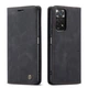 Чехол-книжка CaseMe из нубука для Xiaomi Redmi Note 11/11s Чёрный - изображение 4