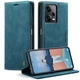 Чехол-книжка CaseMe из нубука для Xiaomi Poco X5 5G Бирюзовый - изображение 2