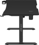 Стіл комп'ютерний Anda Seat Xtreme Pro 1400x750 мм з електричним регулюванням висоти Чорний (6977890868215) - зображення 8