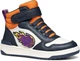 Високі демі кросівки Geox J Washiba, 34 євро, White Navy - зображення 1
