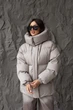 Зимова куртка Mila Nova К-404 44 капучино - зображення 1