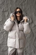 Зимова куртка Mila Nova К-404 44 капучино - зображення 5
