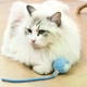 Интерактивный мяч с хвостиком для кошек и собак Taotaopets 025527, голубой, 4,5 см K0003 - изображение 2