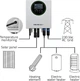 Інвертор Qoltec Solar Inverter for water heating 3kW/4kW ECO Solar Boost MPPT BYPASS LCD Wi-fi (5901878538679) - зображення 9