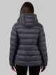 Куртка демисезонная короткая с капюшоном женская 32 Degrees Women's Lightweight Packable Hooded Jacket L0A54(Dark Shadow) 2XL Темно-серая (198384153044) - изображение 2