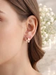 Сережки-пусети «Серце Forever» з медичного золота Xuping - изображение 3