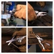 Мультитул NexTool Flagship Captain NE20214 19 в 1 складной EDC мультитул с фиксатором Liner Lock ножом пилой ножницами плоскогубцами напильником многофункциональный карманный инструмент для авто туризма кемпинга - изображение 13