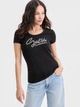 Футболка хлопковая женская Guess 275548336 XL Черная (1162709564) - изображение 1