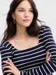 Лонгслив длинный женский Guess 904951219 M Синий/Белый (1162706130) - изображение 4