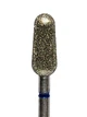 Алмазна фреза(бор) куля скруглена синя 5x12mm - изображение 2