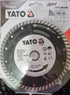 Круг алмазний 180 Yato YT-6024 - изображение 1