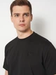 Футболка хлопковая длинная мужская Armani Exchange 11802 S Черная (smt2000000049472) - изображение 4