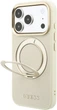 Чохол для смартфона Guess Ring Stand 360 Grained Classic Logo MagSafe для Apple iPhone 18 Pro Max / Apple iPhone 17 Pro Max Beige (3666339654078) - зображення 3