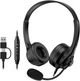 Przewodowy zestaw słuchawkowy USB Genius HS-235U AI (31710036401) - obraz 1