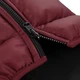 Курточка для собак WAUDOG Re-clothes двостороння, S40, A 38-40, B 52-54, C 33-38, бордовий 191122 - зображення 3