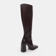 Чоботи MANGO Square Toe Leather W Коричневий 39 37097109 32 - изображение 3