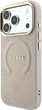 Etui na smartfon Guess Saffiano Peony & Ring MagSafe do Apple iPhone 18 Pro Max / Apple iPhone 17 Pro Max Różowe (3666339654559) - obraz 2