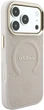 Etui na smartfon Guess Saffiano Peony & Ring MagSafe do Apple iPhone 18 Pro Max / Apple iPhone 17 Pro Max Różowe (3666339654559) - obraz 4