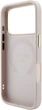 Etui na smartfon Guess Saffiano Peony & Ring MagSafe do Apple iPhone 18 Pro Max / Apple iPhone 17 Pro Max Różowe (3666339654559) - obraz 6