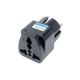 Перехідник US/UK/AU to EU Dynamode (EU Adapter black) - зображення 1