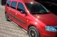 Бічні труби (2 шт., нерж.) 60 мм, голі труби для Dacia Logan MCV 2004-2014 рр - зображення 2