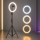 Кільцева лампа Ring Fill Light 26 см чорна 14 Вт, штатив 2,1 м - изображение 1