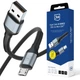 Кабель 3mk Hyper Cable N-SERIES USB-A / MicroUSB 50cm QC 3.0 5V/2A 10W Black (5903108739184) - изображение 1