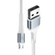 Кабель 3mk Hyper Cable N-SERIES USB-A / MicroUSB 1m 5V/2.4A 12W Белый (5903108680356) - изображение 11