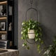 Настенная подставка для цветов из металла, 70×20×16 см — кашпо-сетка для крепления на стену Гранд Презент 11072705 5277044 - изображение 2
