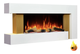 Электрокамин ArtiFlame Fjord AF52 2000 Вт до 30 м² с 3D-эффектом пламени Wi-Fi и пультом Настенный обогреватель с термостатом декоративными поленьями и камнями - изображение 3
