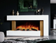 Электрокамин ArtiFlame Fjord AF52 2000 Вт до 30 м² с 3D-эффектом пламени Wi-Fi и пультом Настенный обогреватель с термостатом декоративными поленьями и камнями - изображение 8