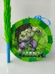 Піньята Казковий світ супер Герої Marvel Hulk Халк Галк 35*35*12 +біта - зображення 1