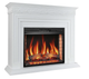 Каминокомплект ArtiFlame 1800 Вт до 30 м² белый с порталом Электрокамин 28 дюймов пристенный с пультом LED-пламенем обогревом для дома - изображение 3