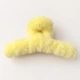 Заколка пушистая Краб для волос Yellow (F39325981) - изображение 1