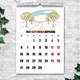 Календарь 2027 настенный перекидной БОЛЬШИЕ ЦИФРЫ 13 листов ENTERSTORE 42х29.7 см (ART 270134) - изображение 10