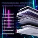 Ігрова Клавіатура ATTACK SHARK R85 HE White ENG + UA Магнітні світчі. Дротова, Кастомний lightbox, 8000Hz/s. RGB Підсвічування, Switch 0.005mm. Rapid Trigger - изображение 7